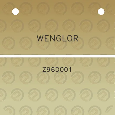 wenglor-z96d001