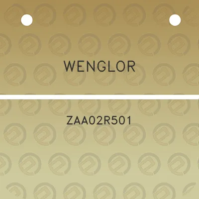 wenglor-zaa02r501