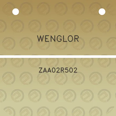 wenglor-zaa02r502