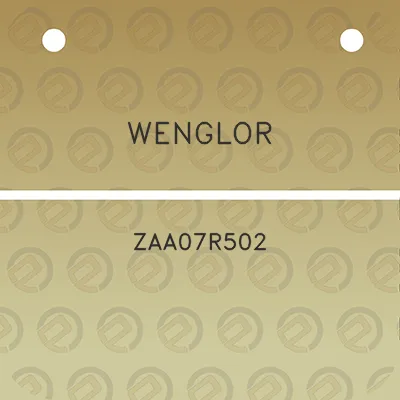 wenglor-zaa07r502