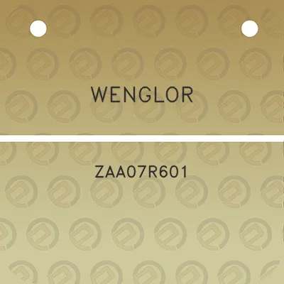 wenglor-zaa07r601