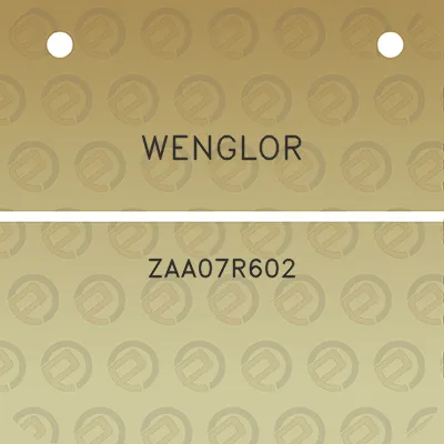 wenglor-zaa07r602