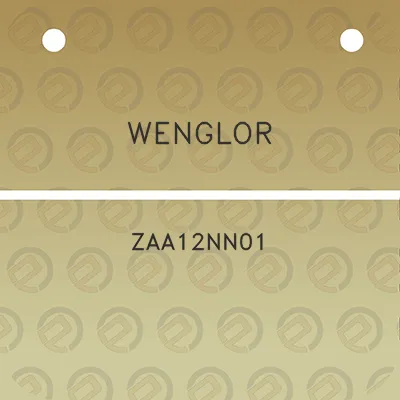 wenglor-zaa12nn01