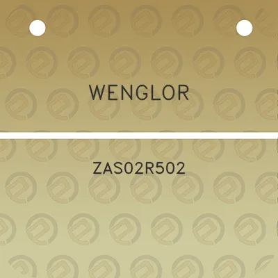 wenglor-zas02r502