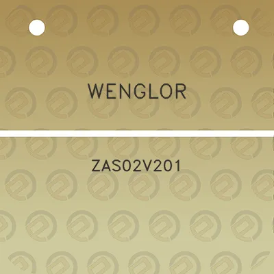 wenglor-zas02v201