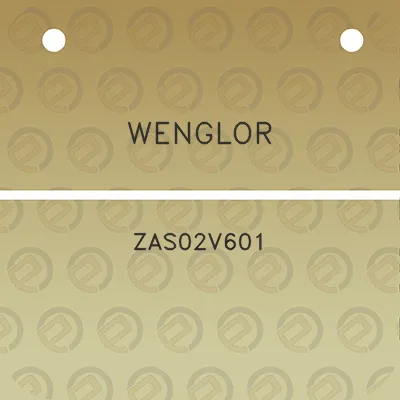 wenglor-zas02v601