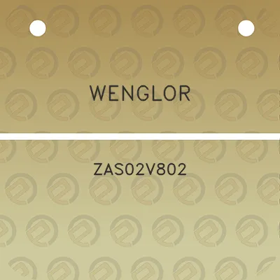 wenglor-zas02v802