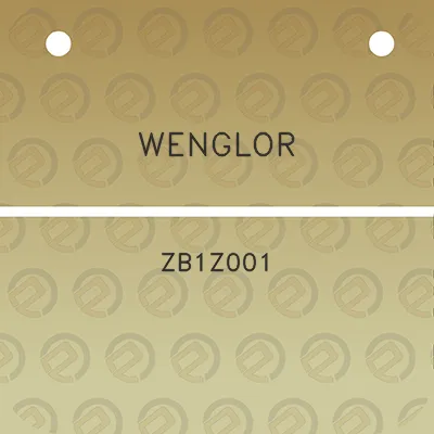 wenglor-zb1z001