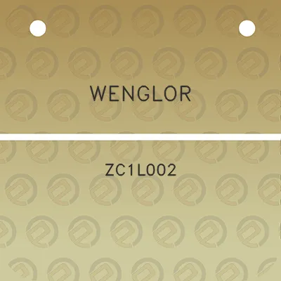 wenglor-zc1l002