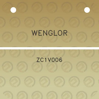 wenglor-zc1v006