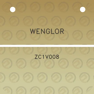 wenglor-zc1v008