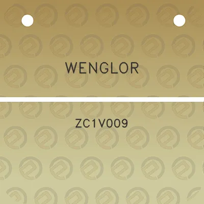 wenglor-zc1v009