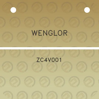 wenglor-zc4v001