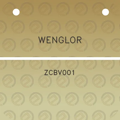 wenglor-zcbv001