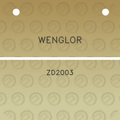 wenglor-zd2003