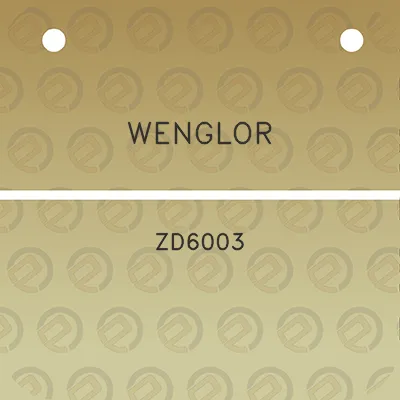 wenglor-zd6003