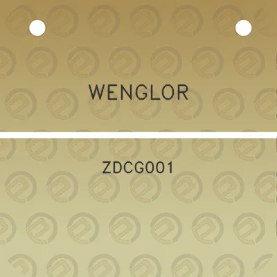 wenglor-zdcg001