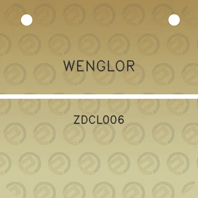 wenglor-zdcl006