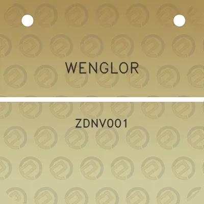 wenglor-zdnv001