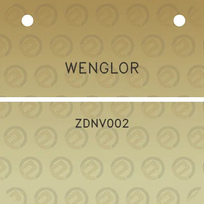 wenglor-zdnv002