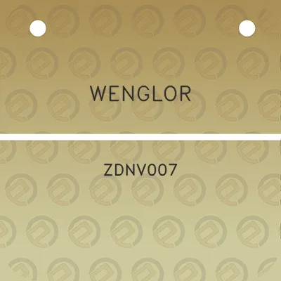 wenglor-zdnv007