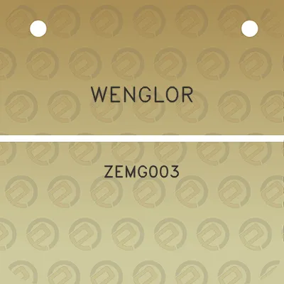 wenglor-zemg003