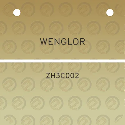 wenglor-zh3c002