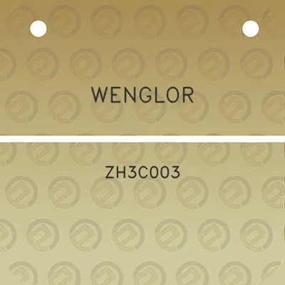 wenglor-zh3c003