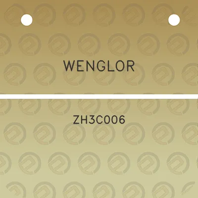 wenglor-zh3c006