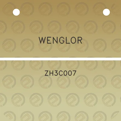 wenglor-zh3c007