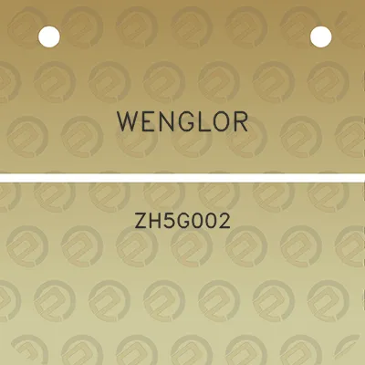 wenglor-zh5g002