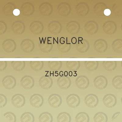 wenglor-zh5g003