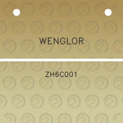 wenglor-zh6c001