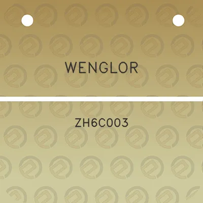 wenglor-zh6c003