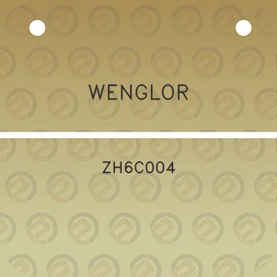 wenglor-zh6c004