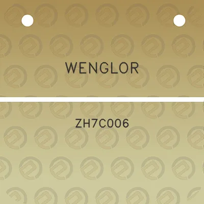 wenglor-zh7c006