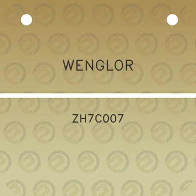 wenglor-zh7c007