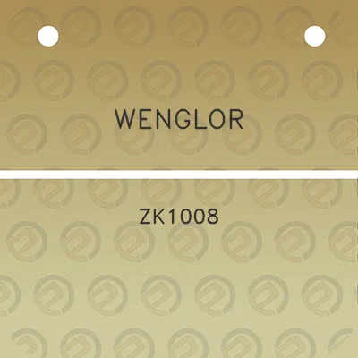 wenglor-zk1008