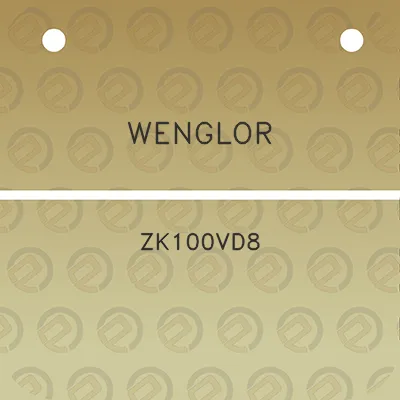 wenglor-zk100vd8