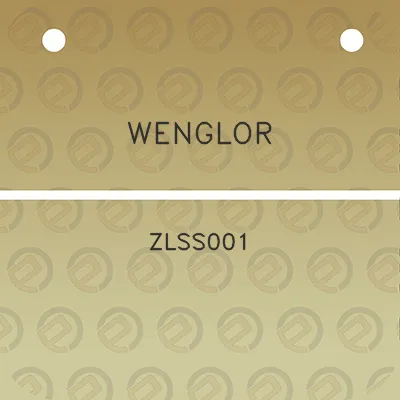 wenglor-zlss001