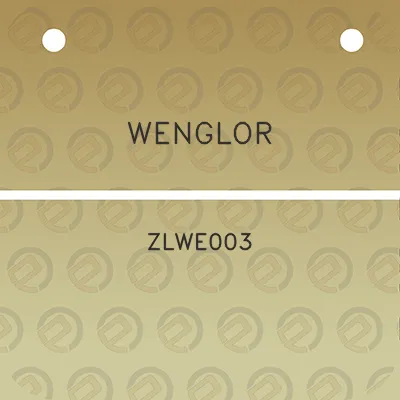 wenglor-zlwe003