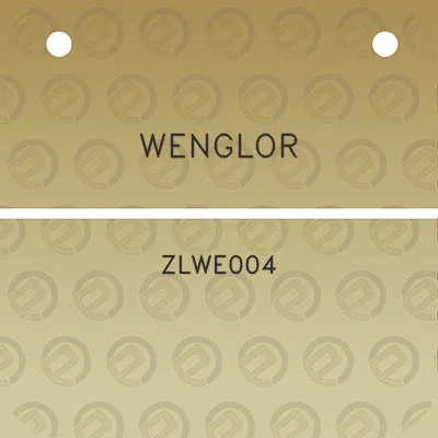 wenglor-zlwe004