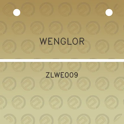 wenglor-zlwe009