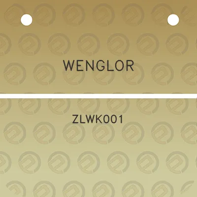 wenglor-zlwk001