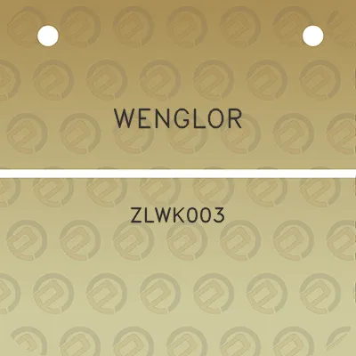 wenglor-zlwk003