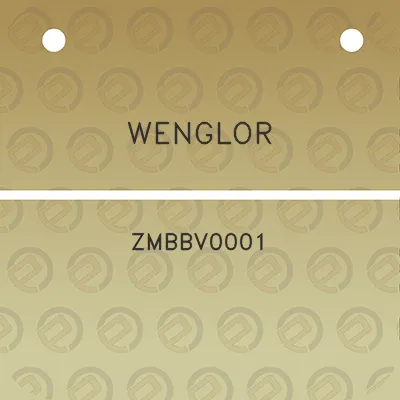 wenglor-zmbbv0001