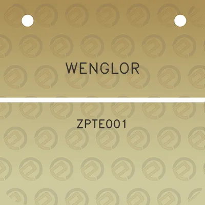 wenglor-zpte001