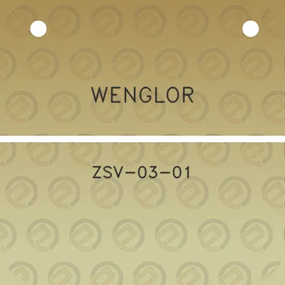 wenglor-zsv-03-01