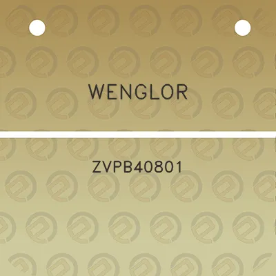 wenglor-zvpb40801