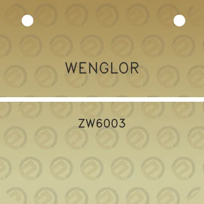 wenglor-zw6003